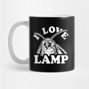 I Love Lamp Moth Mug